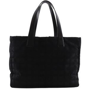 Chanel Travel Line Nylon Black Nylon Tote Bag Bag